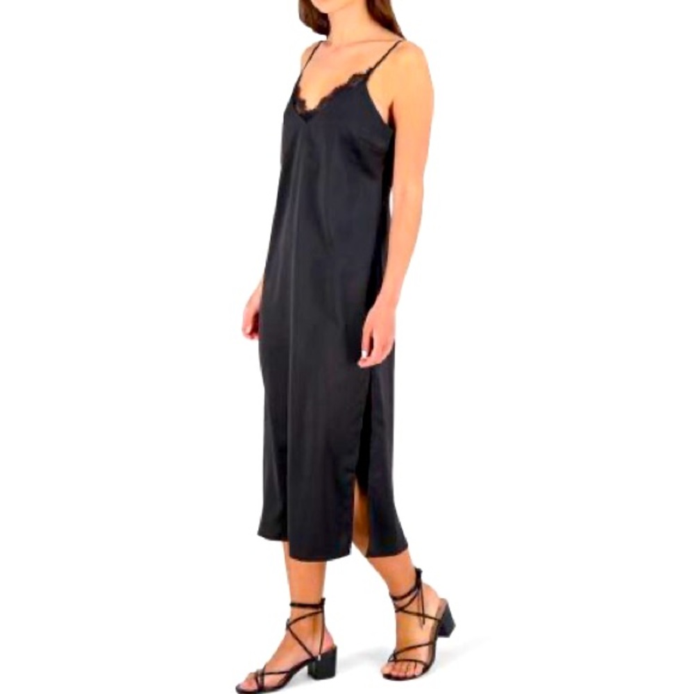BB Dakota black slip dress